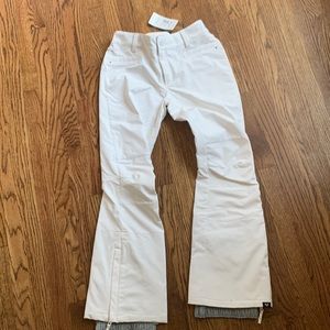 White Roxy Snow Pants